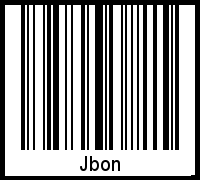 Barcode-Grafik von Jbon