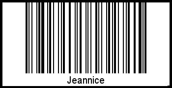Barcode-Foto von Jeannice