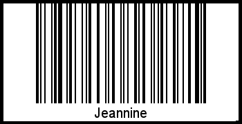 Barcode-Grafik von Jeannine