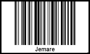 Jemare als Barcode und QR-Code