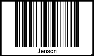 Barcode-Grafik von Jenson