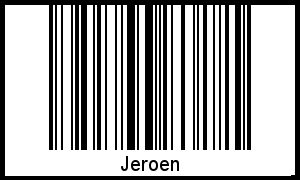 Barcode-Grafik von Jeroen