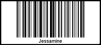 Jessamine als Barcode und QR-Code