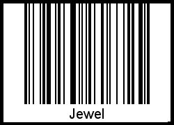 Der Voname Jewel als Barcode und QR-Code
