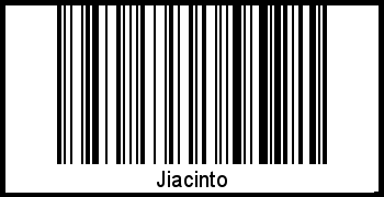 Interpretation von Jiacinto als Barcode