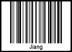 Interpretation von Jiang als Barcode