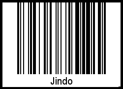 Der Voname Jindo als Barcode und QR-Code