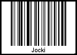 Jocki als Barcode und QR-Code