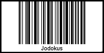 Interpretation von Jodokus als Barcode