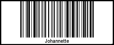 Barcode-Grafik von Johannette