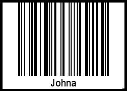 Barcode-Foto von Johna