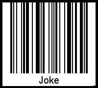 Joke als Barcode und QR-Code
