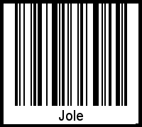 Barcode-Foto von Jole
