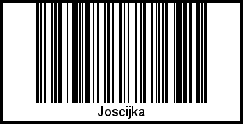 Joscijka als Barcode und QR-Code