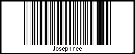 Josephinee als Barcode und QR-Code