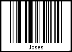 Interpretation von Joses als Barcode
