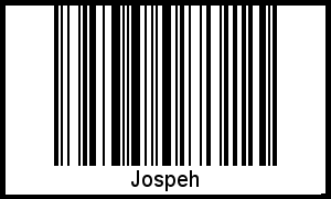 Interpretation von Jospeh als Barcode