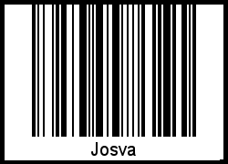 Josva als Barcode und QR-Code