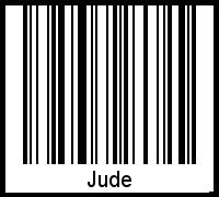 Interpretation von Jude als Barcode