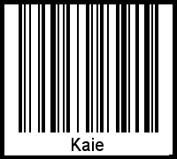 Interpretation von Kaie als Barcode