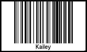 Kailey als Barcode und QR-Code