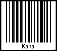 Barcode-Grafik von Kana
