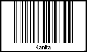Interpretation von Kanita als Barcode