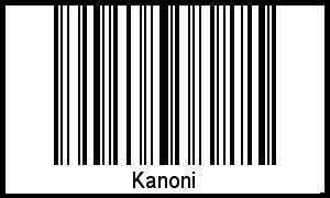 Barcode-Grafik von Kanoni