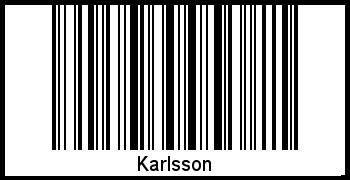 Barcode-Foto von Karlsson