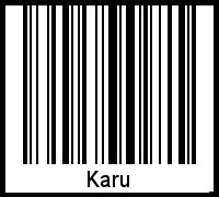 Barcode-Foto von Karu