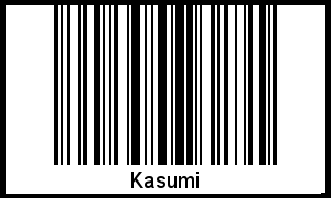 Kasumi als Barcode und QR-Code