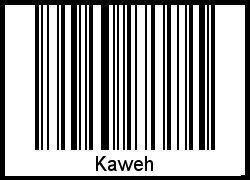 Barcode-Grafik von Kaweh