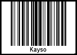 Kayso als Barcode und QR-Code