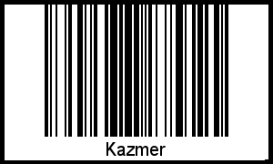 Barcode-Foto von Kazmer