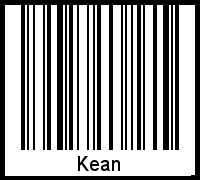 Barcode-Foto von Kean