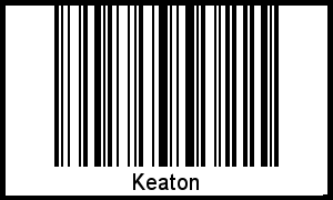 Barcode-Foto von Keaton