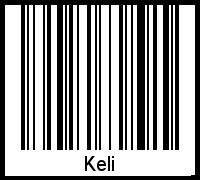 Barcode-Foto von Keli