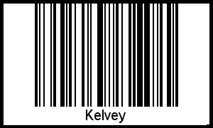 Interpretation von Kelvey als Barcode
