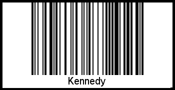 Interpretation von Kennedy als Barcode