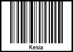 Interpretation von Kesia als Barcode