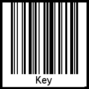 Barcode-Grafik von Key