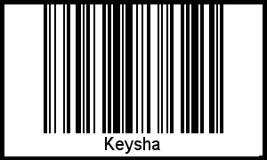 Barcode-Foto von Keysha