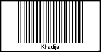 Barcode-Grafik von Khadija