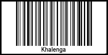 Interpretation von Khalenga als Barcode