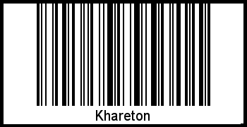 Interpretation von Khareton als Barcode