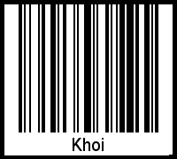 Barcode-Grafik von Khoi