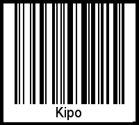 Interpretation von Kipo als Barcode