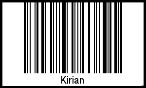 Kirian als Barcode und QR-Code