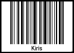 Kiris als Barcode und QR-Code
