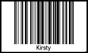 Barcode-Foto von Kirsty